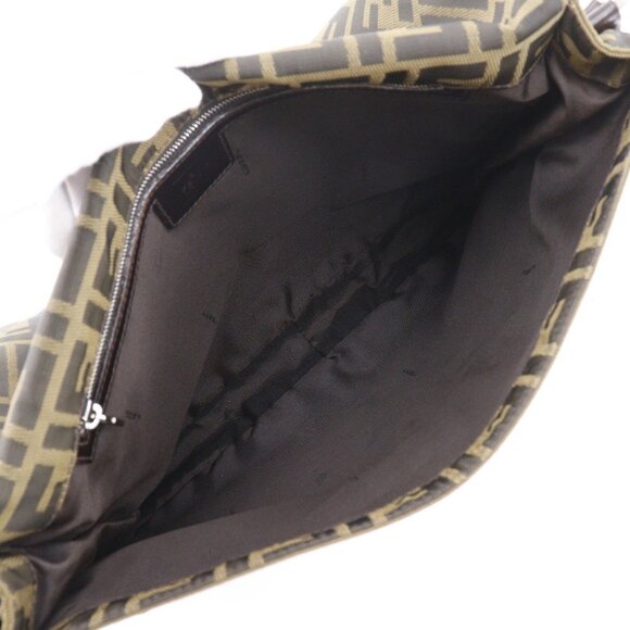 FENDI Brown Zucca Shoulder Bag - Picture 5 of 16